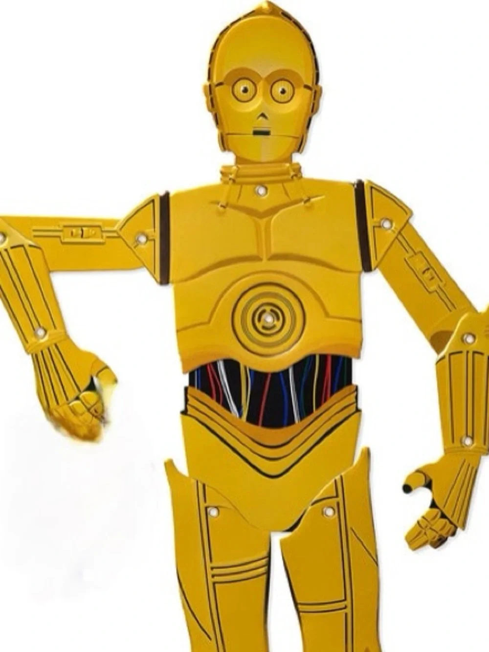 🆕Papyrus-Star Wars C-3PO Greeting Card